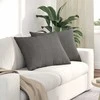 Sofa Pagalvės 2 pcs Šviesiai pilka 70 x 50 cm