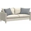 Sofa Pagalvės 2 pcs Šviesiai pilka 70 x 50 cm audinys