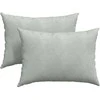 Sofa Pagalvės 2 pcs Šviesiai pilka 70 x 50 cm