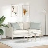 Sofa Pagalvės 2 pcs Šviesiai pilka 70 x 50 cm