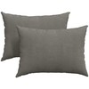 Sofa Pagalvės 2 pcs Šviesiai pilka 70 x 50 cm