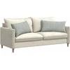 Sofa Pagalvės 2 pcs Šviesiai pilka 80 x 40 cm