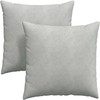 Sofa Pagalvės 2 pcs Šviesiai pilka 80 x 80 cm