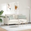 Sofa Pagalvės 2 pcs Šviesiai pilka 80 x 40 cm