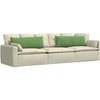 Sofa Pagalvės 2 pcs Šviesiai žalia 120 x 40 cm