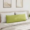Sofa Pagalvės 2 pcs Šviesiai žalia 120 x 40 cm audinys