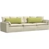 Sofa Pagalvės 2 pcs Šviesiai žalia 120 x 40 cm audinys