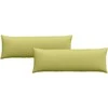 Sofa Pagalvės 2 pcs Šviesiai žalia 120 x 40 cm audinys