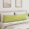 Sofa Pagalvės 2 pcs Šviesiai žalia 145 x 40 cm audinys