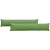 Sofa Pagalvės 2 pcs Šviesiai žalia 200 x 40 cm
