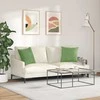 Sofa Pagalvės 2 pcs Šviesiai žalia 45 x 45 cm