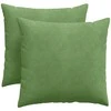 Sofa Pagalvės 2 pcs Šviesiai žalia 45 x 45 cm