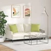 Sofa Pagalvės 2 pcs Šviesiai žalia 45 x 45 cm audinys