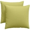 Sofa Pagalvės 2 pcs Šviesiai žalia 45 x 45 cm audinys