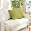 Sofa Pagalvės 2 pcs Šviesiai žalia 50 x 50 cm audinys