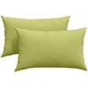 Sofa Pagalvės 2 pcs Šviesiai žalia 50 x 30 cm audinys