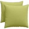 Sofa Pagalvės 2 pcs Šviesiai žalia 50 x 50 cm audinys