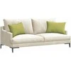 Sofa Pagalvės 2 pcs Šviesiai žalia 60 x 40 cm audinys