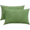 Sofa Pagalvės 2 pcs Šviesiai žalia 60 x 40 cm