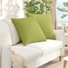 Sofa Pagalvės 2 pcs Šviesiai žalia 60 x 60 cm audinys