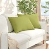 Sofa Pagalvės 2 pcs Šviesiai žalia 70 x 50 cm audinys