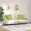 Sofa Pagalvės 2 pcs Šviesiai žalia 70 x 50 cm audinys