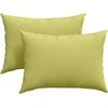 Sofa Pagalvės 2 pcs Šviesiai žalia 70 x 50 cm audinys