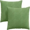 Sofa Pagalvės 2 pcs Šviesiai žalia 80 x 80 cm