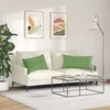 Sofa Pagalvės 2 pcs Šviesiai žalia 80 x 40 cm