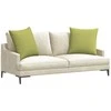 Sofa Pagalvės 2 pcs Šviesiai žalia 80 x 80 cm audinys