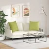 Sofa Pagalvės 2 pcs Šviesiai žalia 80 x 80 cm audinys