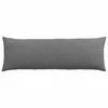 Sofa Pagalvės 2 vnt. audinys Tamsiai pilka 120 x 40 cm