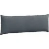 Sofa Pagalvės 2 pcs Tamsiai pilka 120 x 40 cm