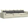 Sofa Pagalvės 2 pcs Tamsiai pilka 145 x 40 cm