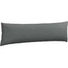 Sofa Pagalvės 2 pcs Tamsiai pilka 145 x 40 cm audinys
