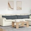 Sofa Pagalvės 2 pcs Tamsiai pilka 145 x 40 cm