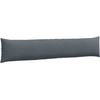 Sofa Pagalvės 2 pcs Tamsiai pilka 200 x 40 cm