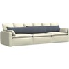 Sofa Pagalvės 2 pcs Tamsiai pilka 200 x 40 cm
