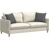 Sofa Pagalvės 2 pcs Tamsiai pilka 45 x 45 cm audinys