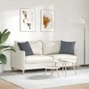 Sofa Pagalvės 2 pcs Tamsiai pilka 45 x 45 cm Kordūrinis audinys