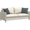 Sofa Pagalvės 2 pcs Tamsiai pilka 45 x 45 cm Kordūrinis audinys