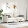 Sofa Pagalvės 2 pcs Tamsiai pilka 50 x 30 cm audinys