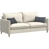 Sofa Pagalvės 2 pcs Tamsiai pilka 50 x 30 cm Kordūrinis audinys