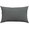 Sofa Pagalvės 2 pcs Tamsiai pilka 50 x 30 cm audinys