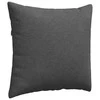 Sofa Pagalvės 2 pcs Tamsiai pilka 50 x 50 cm Kordūrinis audinys