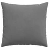Sofa Pagalvės 2 vnt. audinys Tamsiai pilka 50 x 50 cm