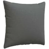 Sofa Pagalvės 2 pcs Tamsiai pilka 50 x 50 cm audinys