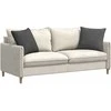 Sofa Pagalvės 2 pcs Tamsiai pilka 50 x 50 cm Kordūrinis audinys
