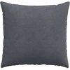 Sofa Pagalvės 2 pcs Tamsiai pilka 50 x 50 cm Kordūrinis audinys