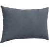 Sofa Pagalvės 2 pcs Tamsiai pilka 60 x 40 cm Kordūrinis audinys